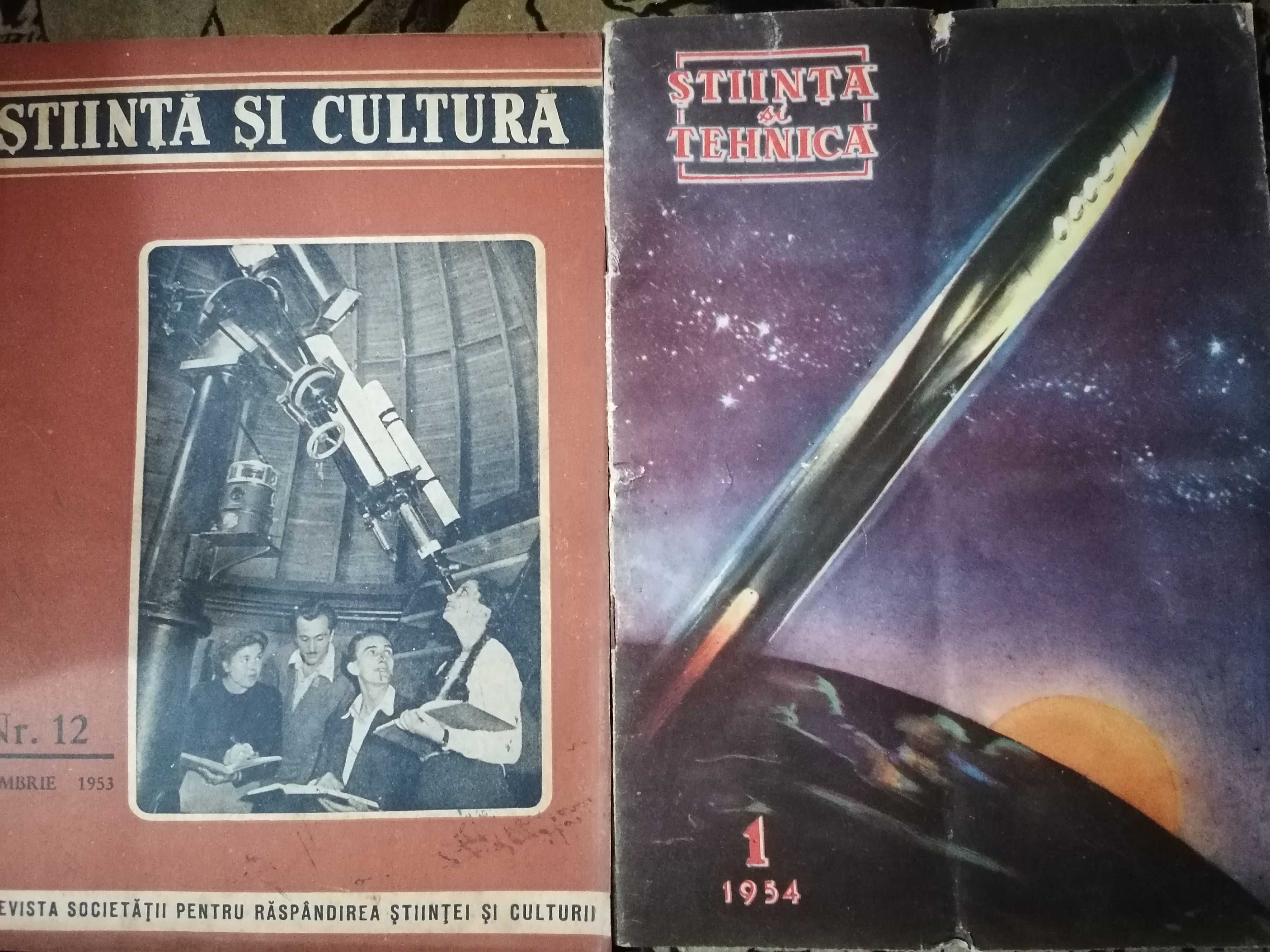 reviste vechi si rare de colectie stiinta si tehnica prime edi anii 50