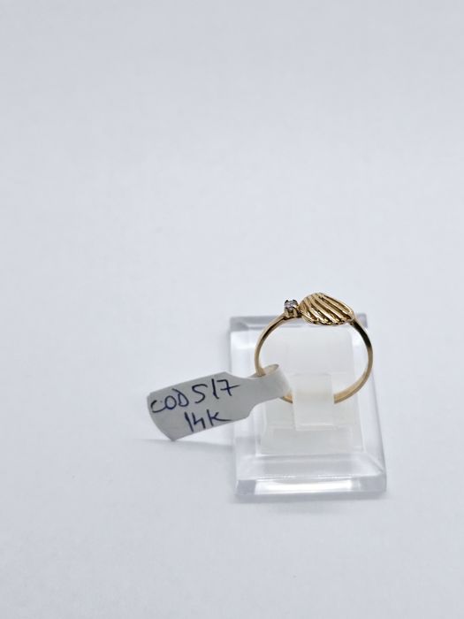 Vand inel dama din aur 14 k 1.52 g cod 517