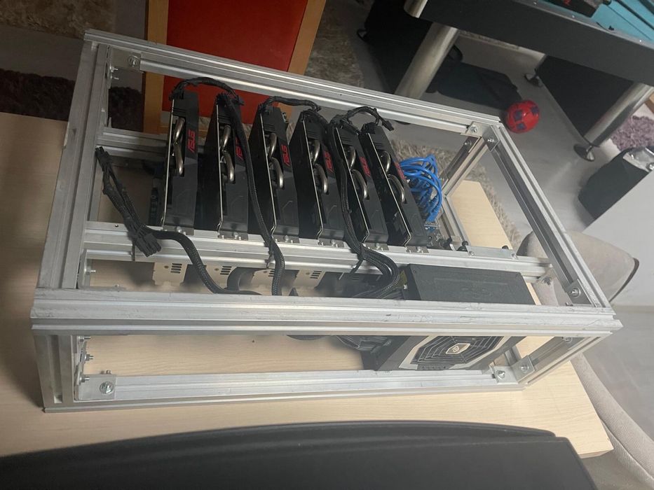 Mining rig 6 placi asus p106