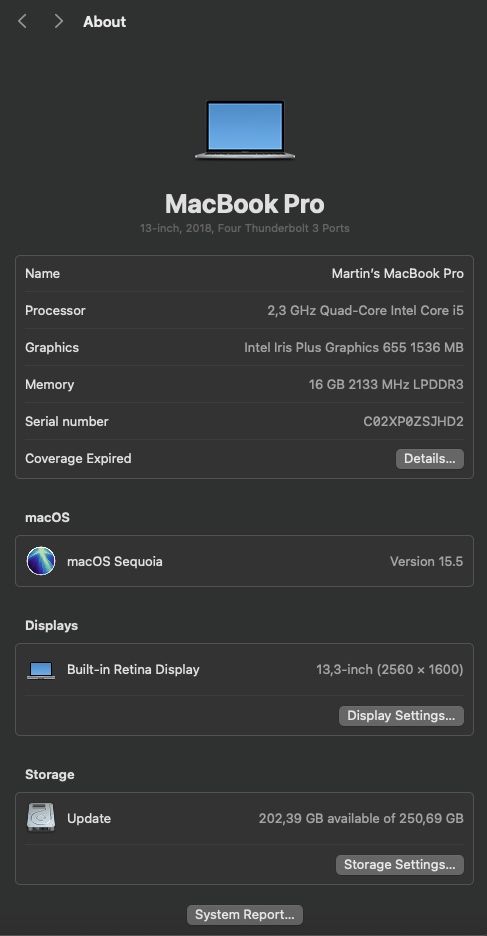 MacBook Pro 13 inch