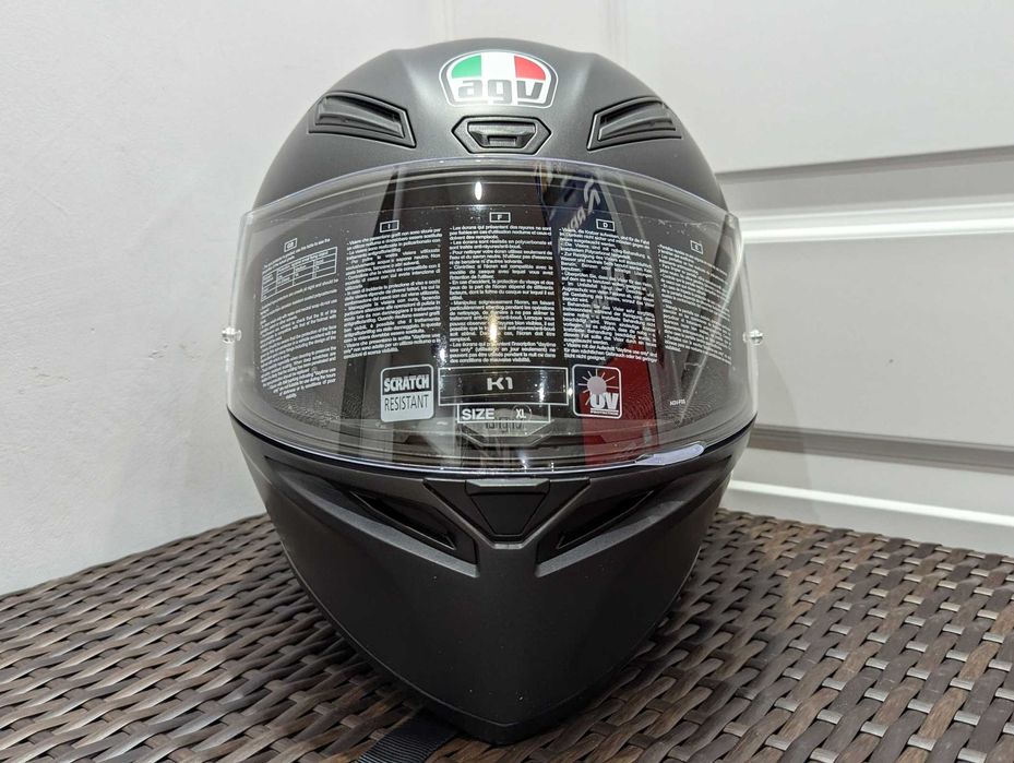 Casca moto AGV K1, marime MS, ML si XL - negru matt