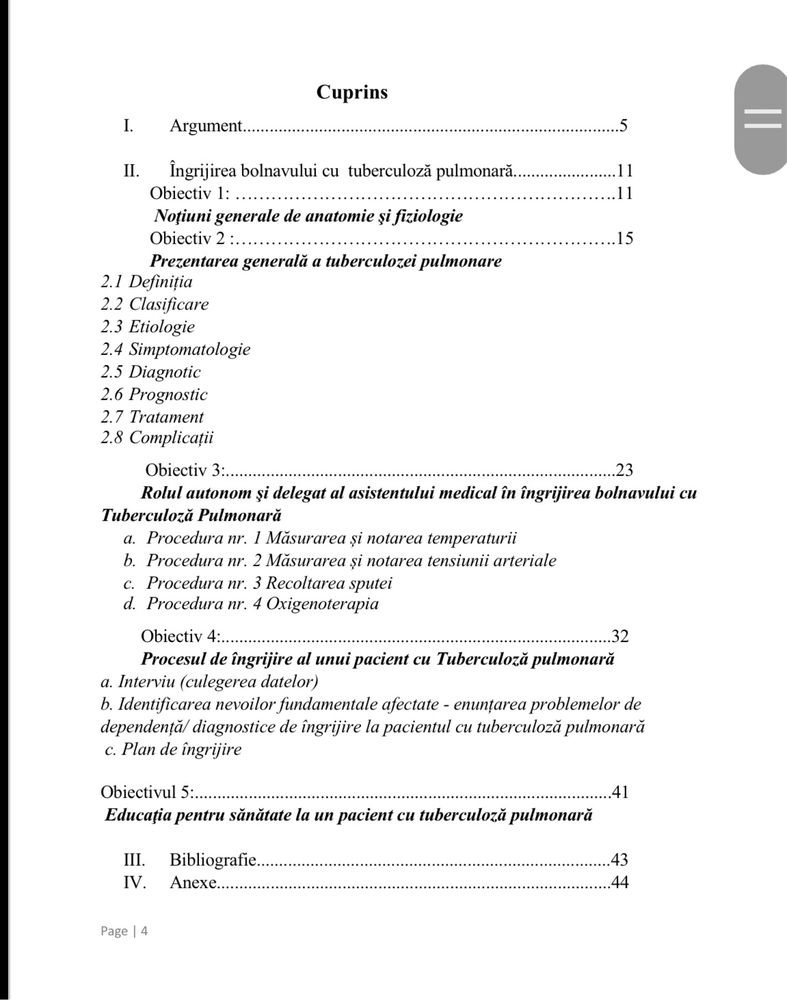 Licenta AMG “Ingrijirea pacientului cu tuberculoza pulmonara”