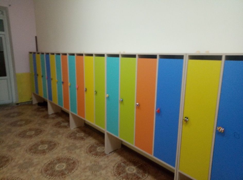Шкафы для одежды. Для детских садов и центра развития