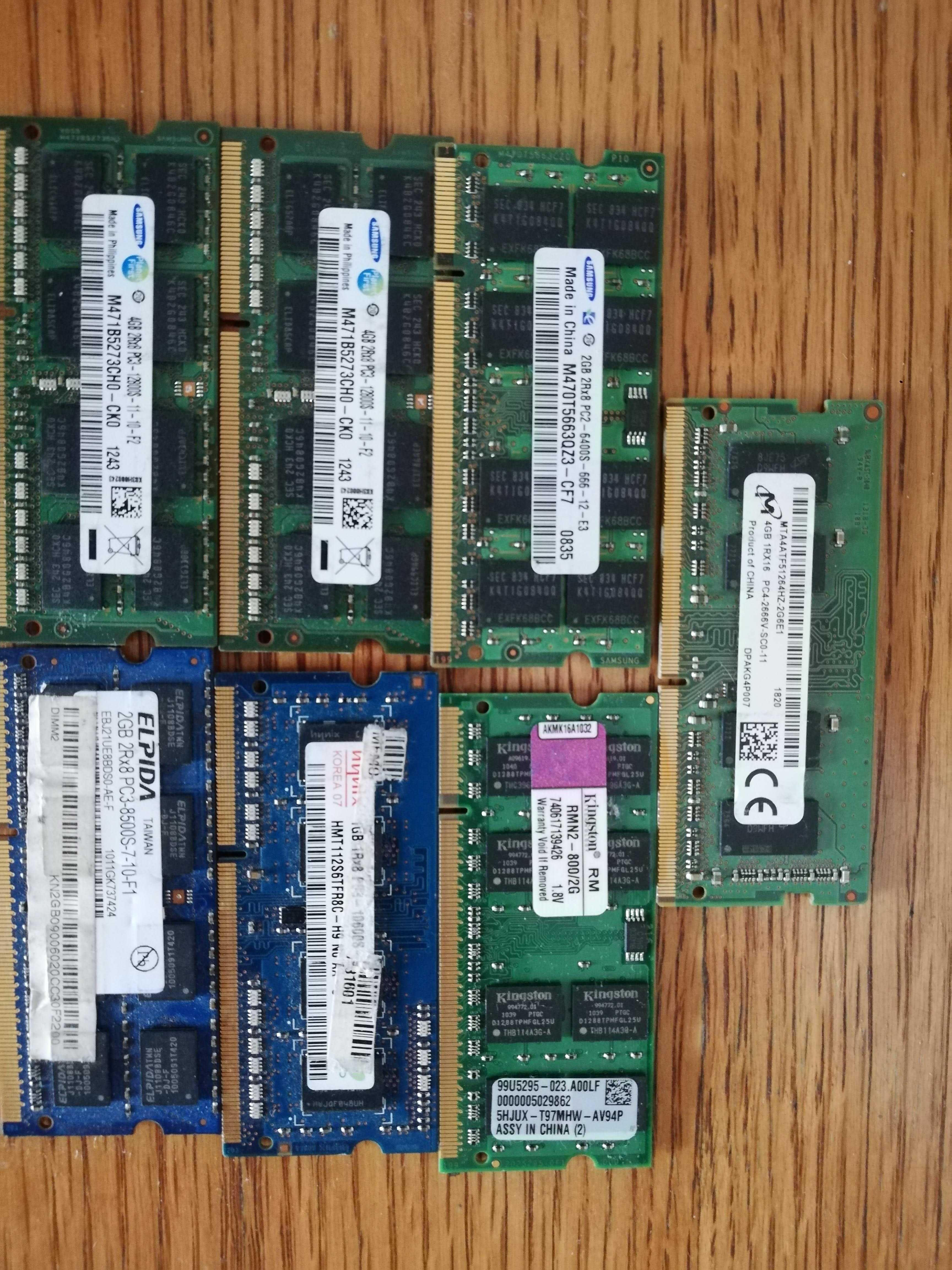 Memorie RAM 4 GB laptop DDR 4, ddr3, ddr2