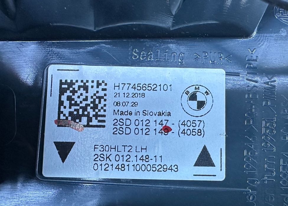 Стоп ляв стопове Led за Бмв Ф30 фейс Bmw 3 F30 LCI