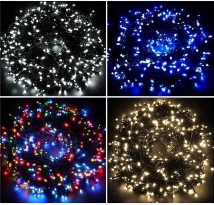 Instalație liniară de Crăciun, 100 m, 480 LED-uri,