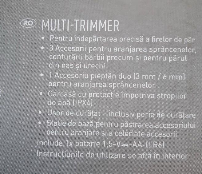 Multi-trimmer - produs nou