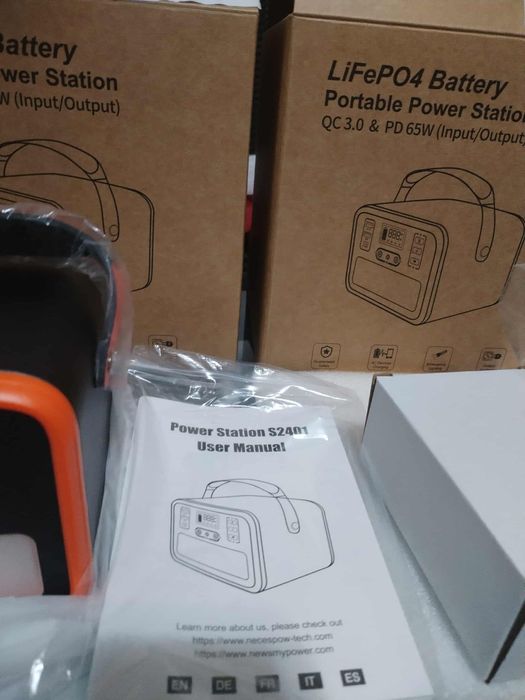 Power station S2401 lifepo4 battery de 200wat Nou