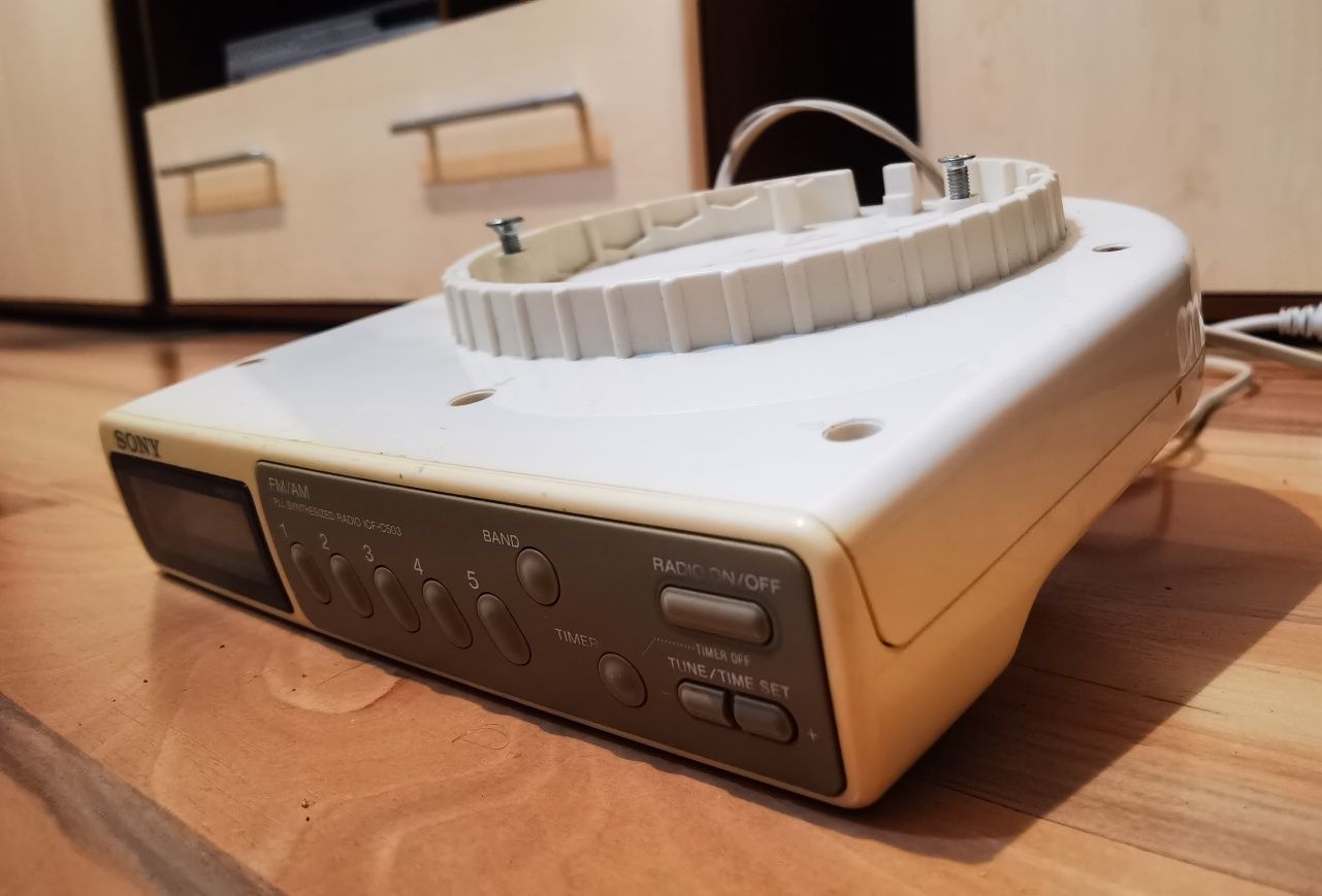 Radio cu ceas bucătărie Sony ICF C503 2 benzi retro vintage anii 90