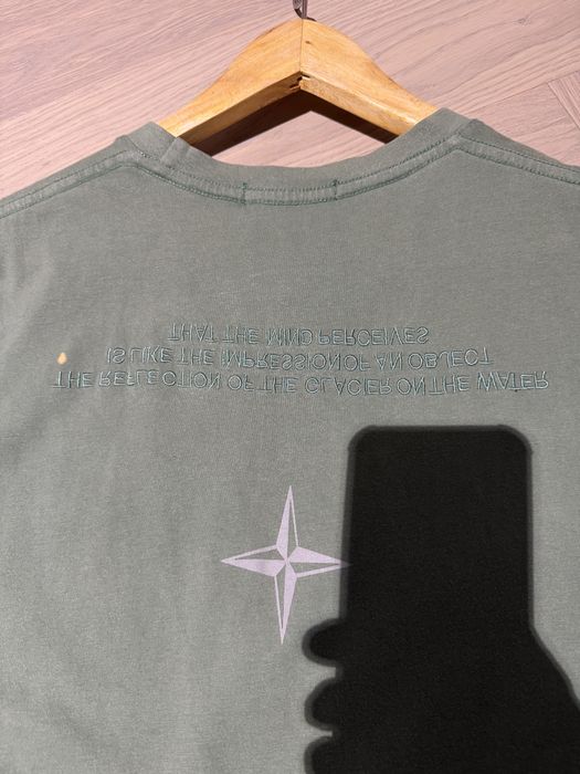 Tricou stone island verde barbati marimea M slim