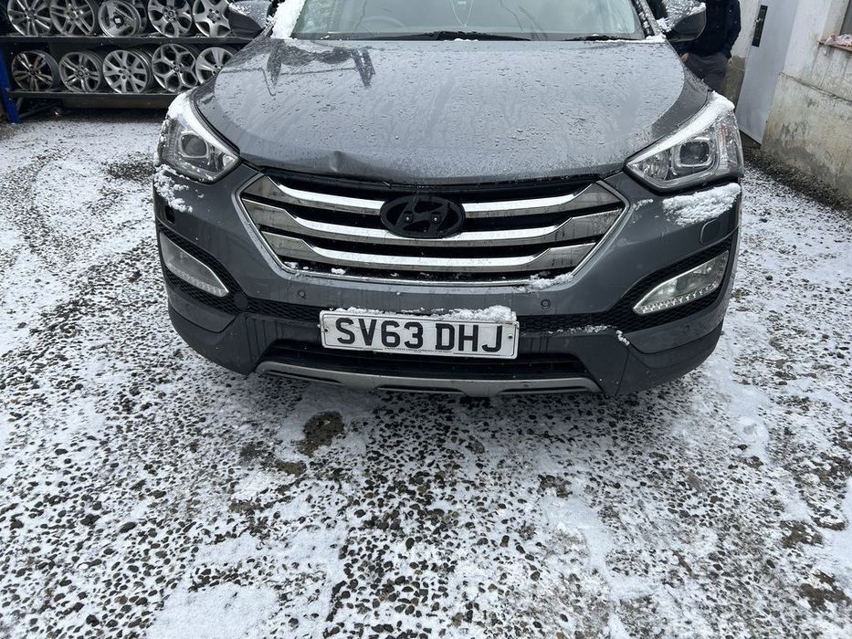Bara fata Hyundai Santa Fe 3 2012 - 2016 GRI (1193) model cu spalatoare far