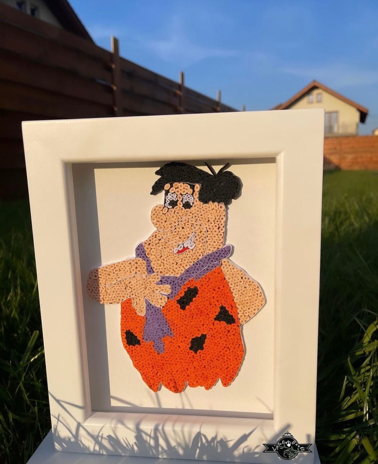 De vanzare tablou quilling Fred Flintstone