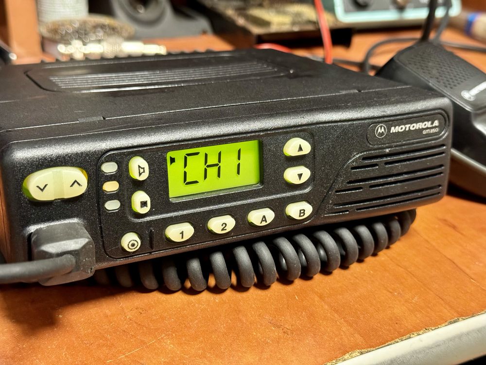 Statie radio Taxi Motorola GM350 VHF 25W impecabila