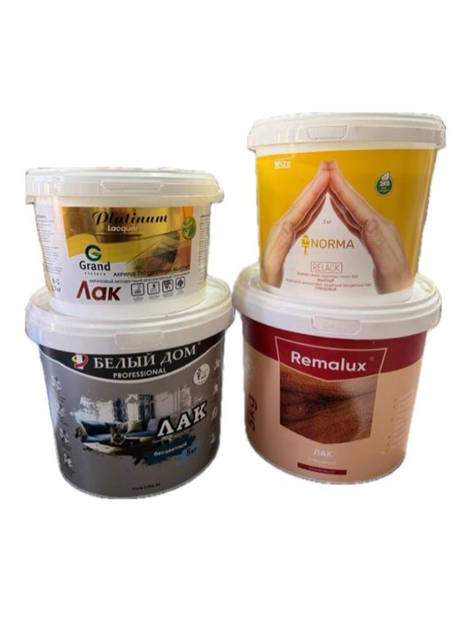 Лак на водной основе без запаха универсальный