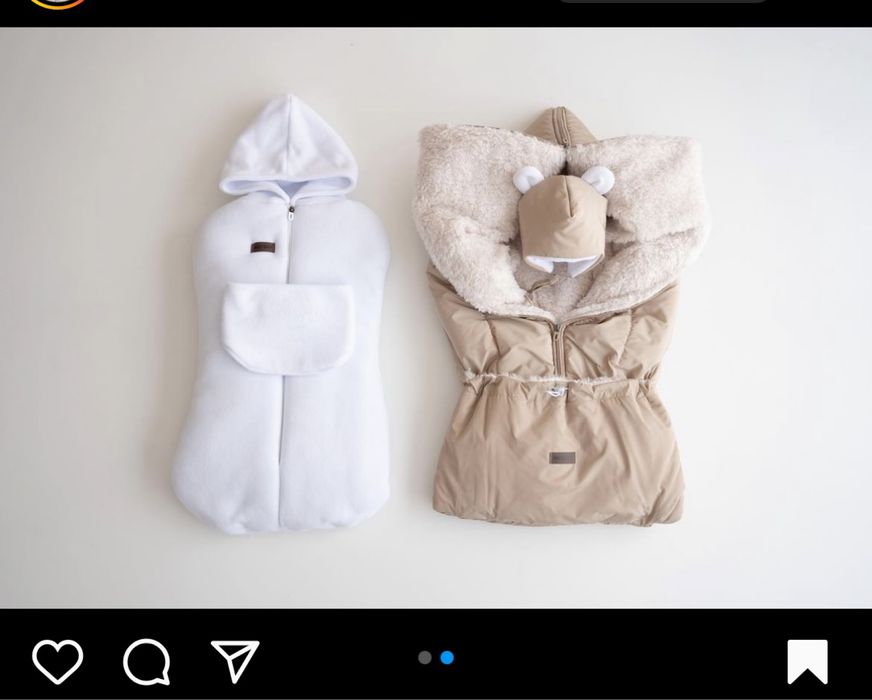 Конверт+кокон 0-6 месяцев