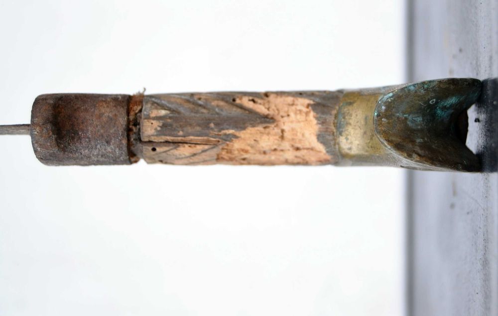 Maner vechi din alama / bronz Cazaceasca - Rusia Sabie Shashka 1934