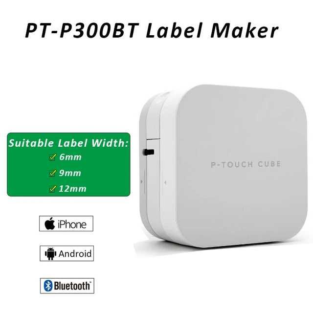 Етикетен принтер Brother PT-P300BT P-touch CUBEЕтикетен принтер