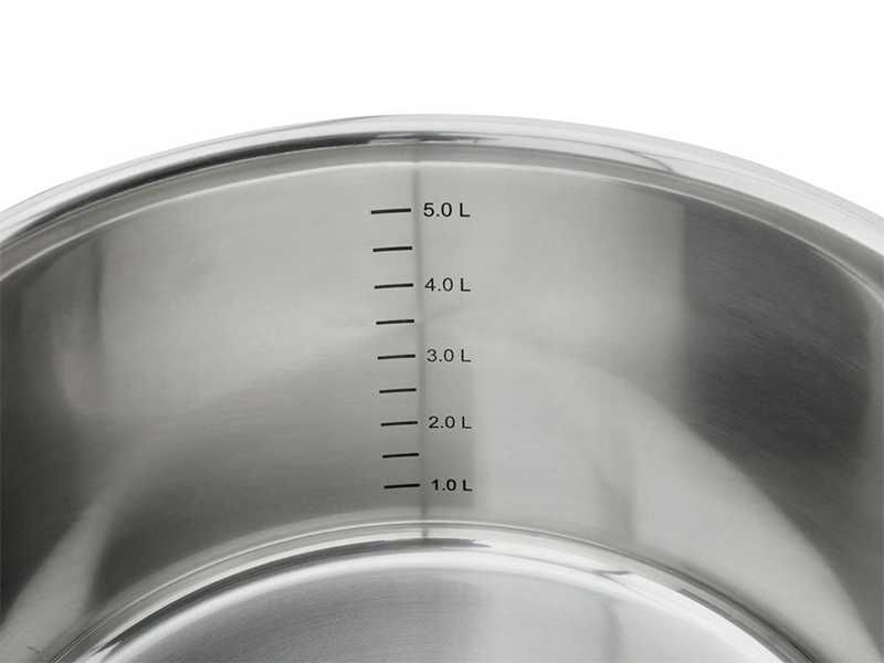 НОВИ! Комплект тенджери 5 части с капак неръждаема стомана