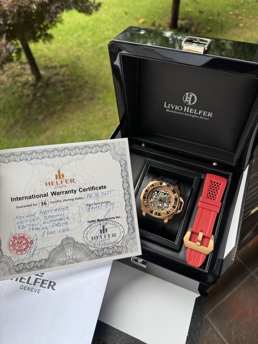 Ceas Helfer Meccano 2 JET SET , Brown Edition Automatic