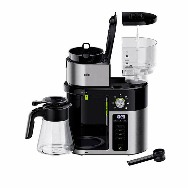 Кофеварка Braun MultiServe KF9050BK (Цвет: Серебристый