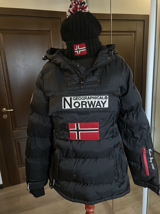 Geaca si caciula Geographical Norway (M) model unisex