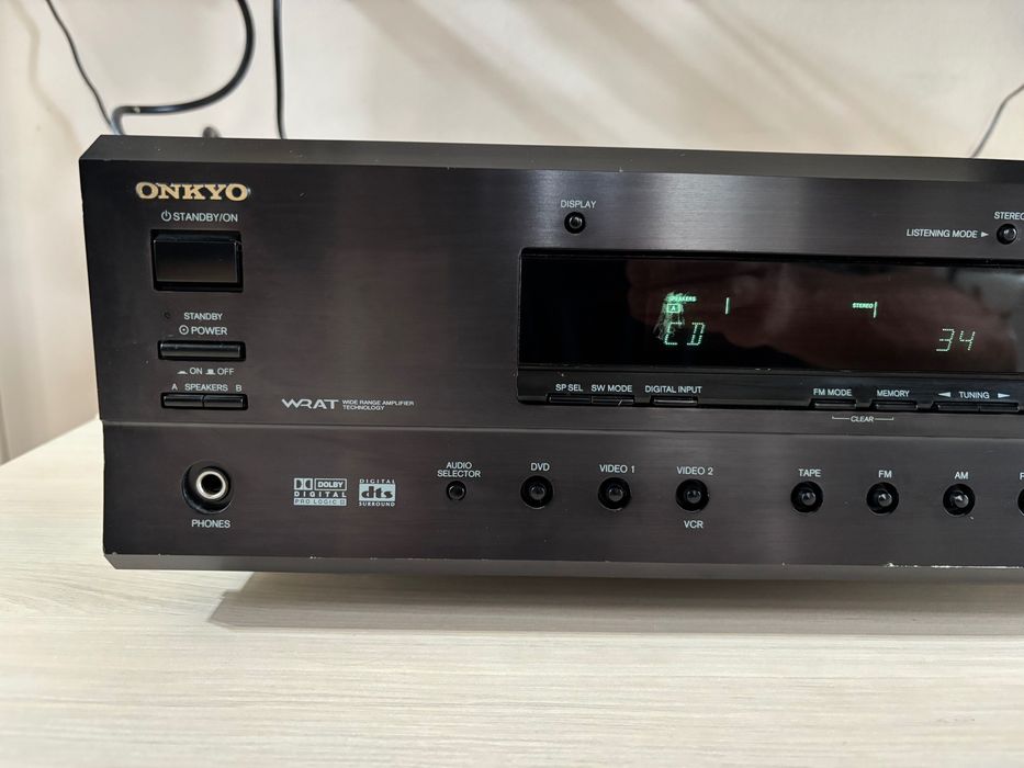 Audio Video Receiver 5+1 Onkyo TX-DS494 Amplificator 55W Radio RDS