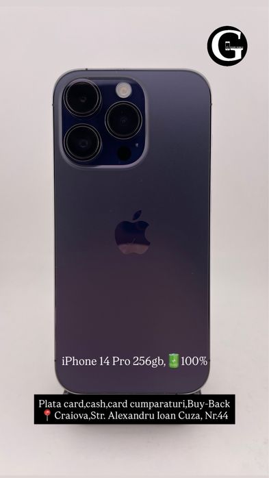 G Store Mobile! OFERTA: iPhone 14 Pro 256gb,100%
