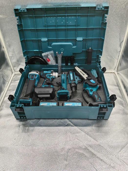 Set Profesional 5 in 1 cu Acumulatori Brushless 88V