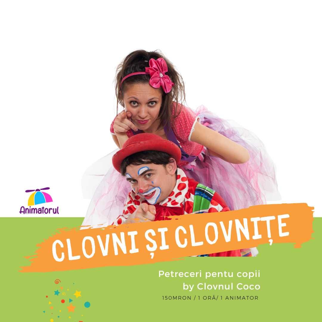 CLOVNUL COCO: animatorii noștri de petreceri pentru copii