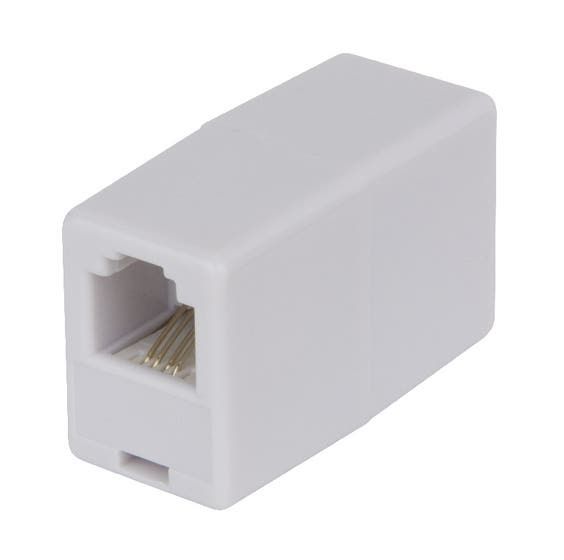 Mufa adaptor de prelungire cablu telefon, RJ11, 6P4C, mama-mama