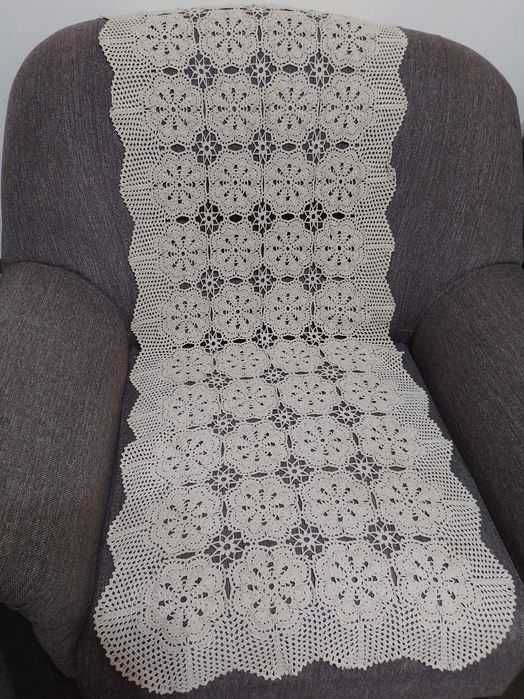 Set 2 cuverturi / mileuri macrame