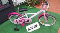 Vând bicicleta pentru fetița 4-7 ani  și cart pentru baietel 2-6 ani