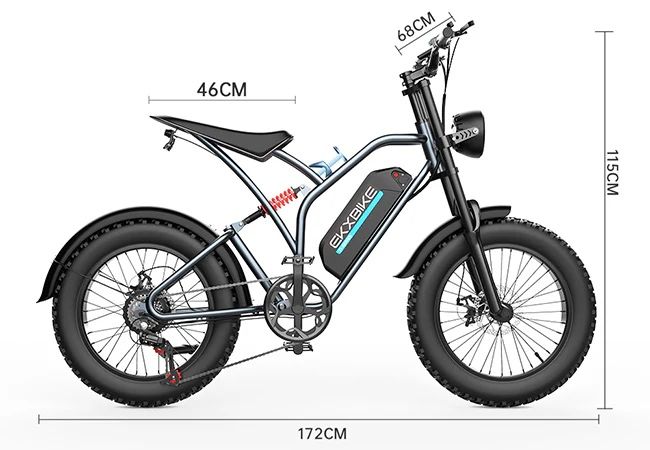 НОВО !!! Електрически Велосипед EKX T1 1000W 48V/20Ah