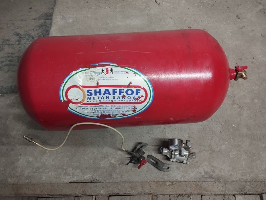 Метан баллон ечилган сотилади