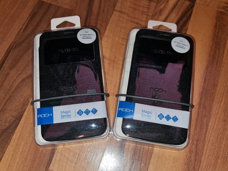 Husa flip originala Rock S View Cover Samsung Galaxy Mega 6.3"