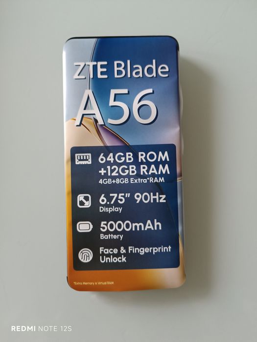 Smartphone ZTE Blade A56 4GB 64GB 6.75" Black