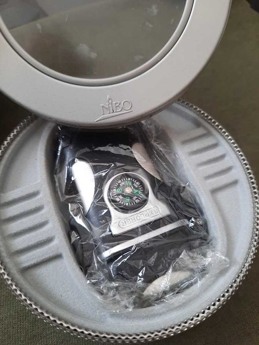 Brichetă cu dublă  aprindere si busolă, Nibo clasic Explorer