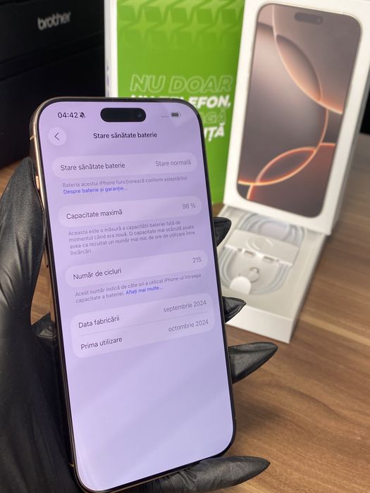 iPhone 16 Pro Max • 256 GB • Desert Titanium