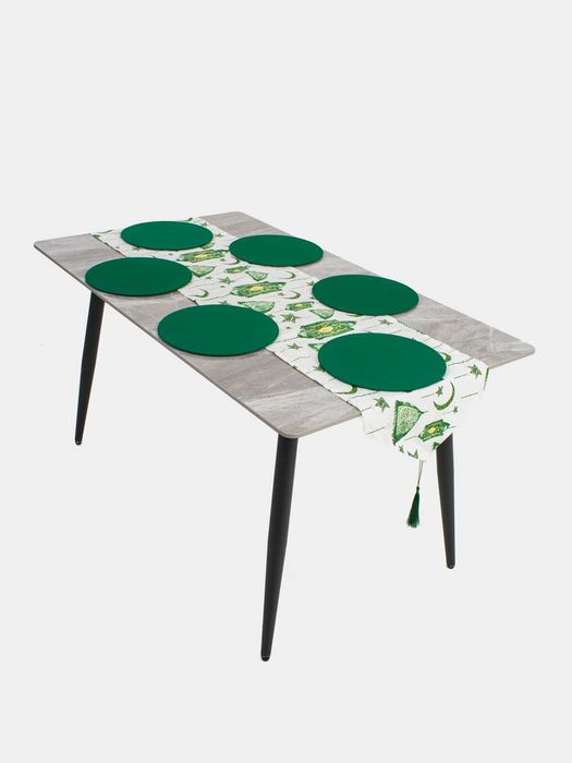 Комплект стол и стулья из натурального мрамора, современный дизайн