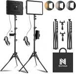 Комплект LED видео осветителни тела, NiceVeedi Studio  2800-6500K