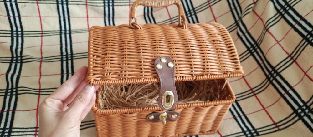 Сундук декоративный из ротанга