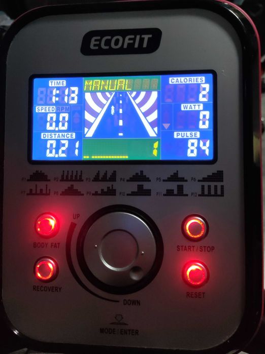 Bicicleta eliptica EcoFit 2601P aproape noua volanta 10kg 32 trepte