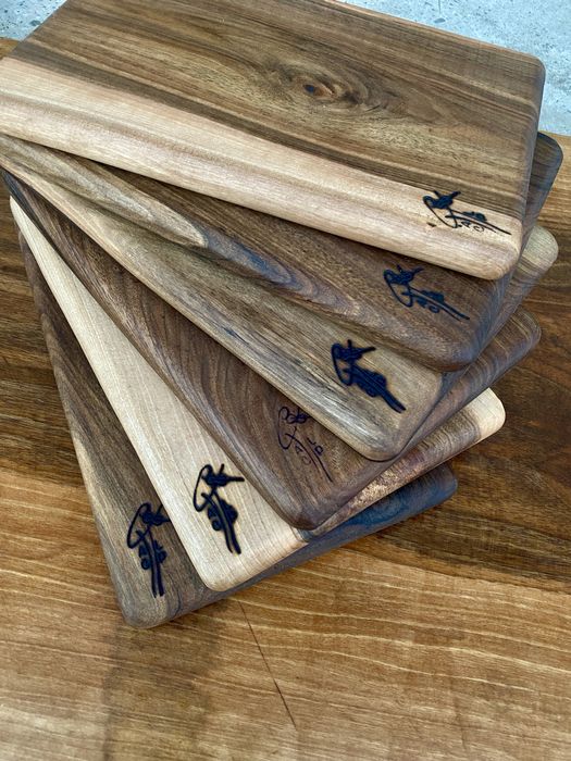 Mini tocatoare din lemn masiv de nuc