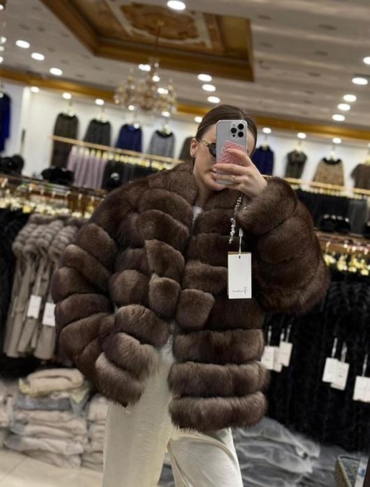 Новая шикарная шуба под соболь