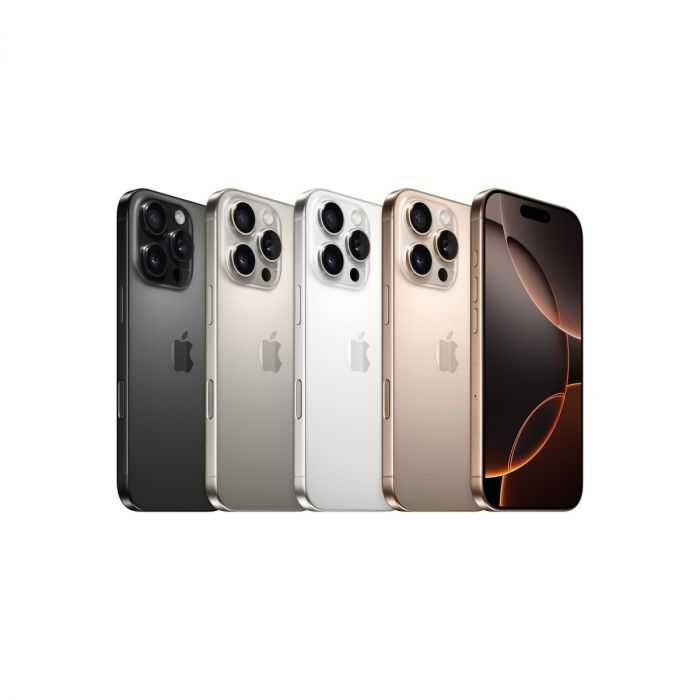 НЕРАЗПЕЧАТАН! iPhone 16 Pro Max Лизинг 94лв Black White Natural Desert