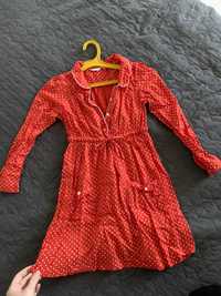 Детска пролетна/лятна червенс рокля 6-7 години H&M