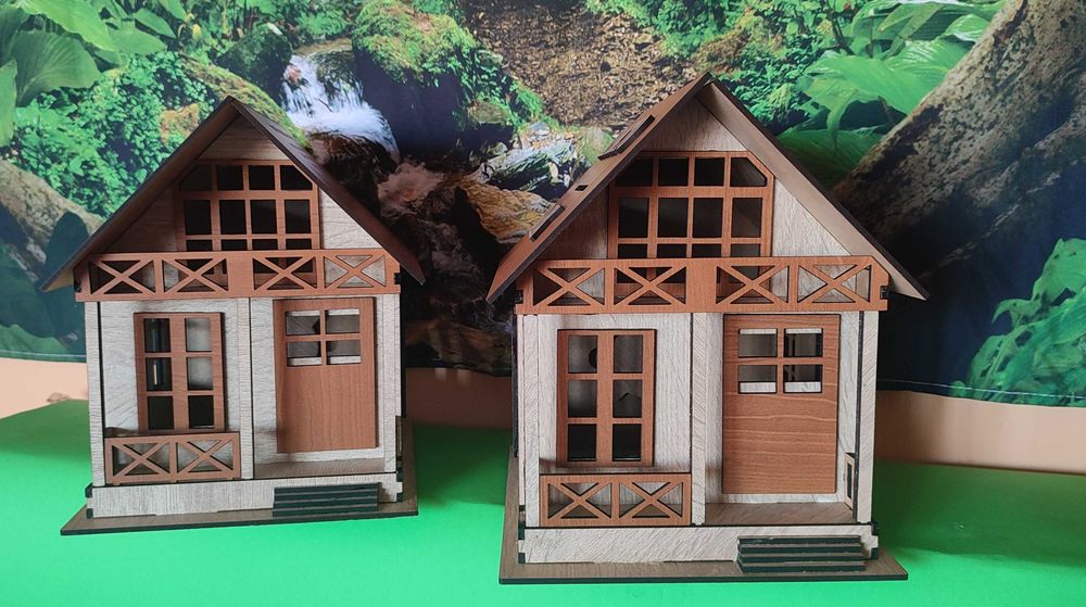 Къща- касичка от дърво