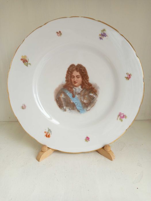 Порцелан чиния Meissen колекционерска Philippe d' Orleans