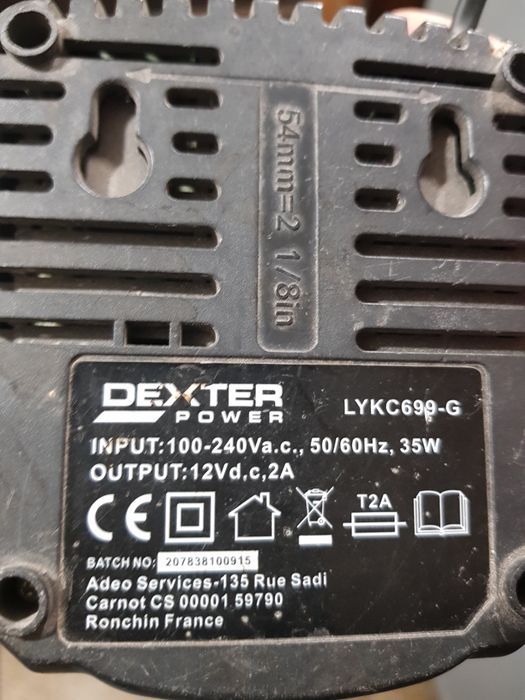 Vand incarcator+baterie Dexter