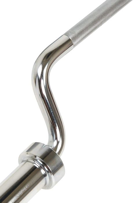 Bara haltera olimpica, Zoco Body Fit®, lungime 220cm, Crom